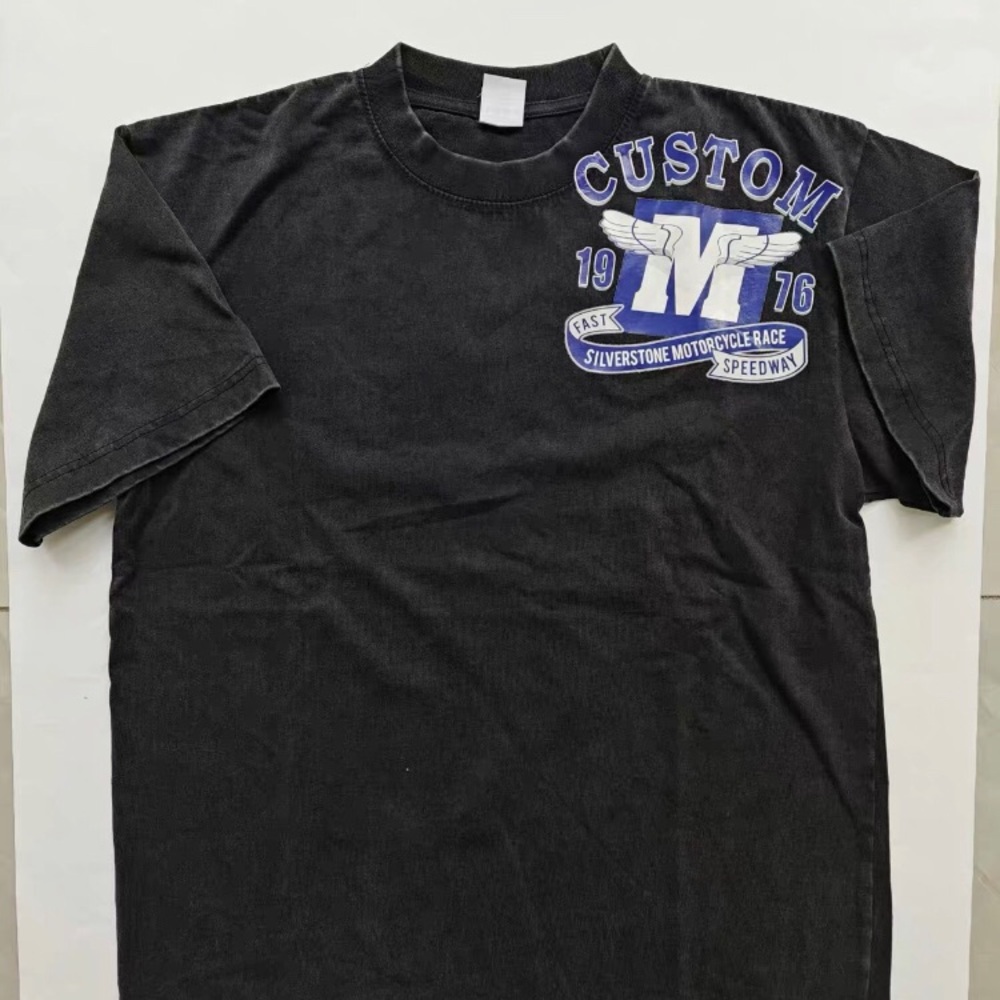 Custom Black Graphic T-Shirt